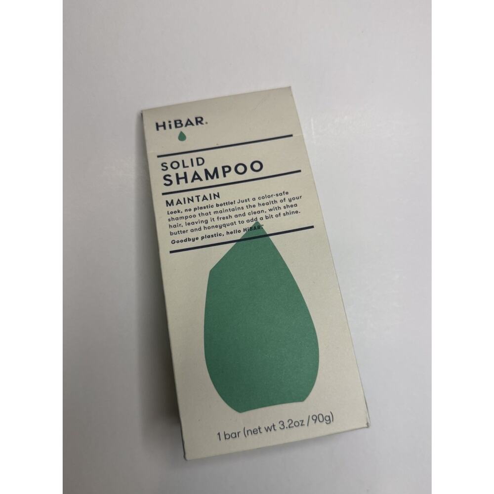 HiBar Solid Shampoo Bar Maintain 3.2 oz
